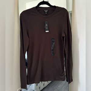NWT Banana Republic Men’s Chocolate Brown Long Sleeve Shirt